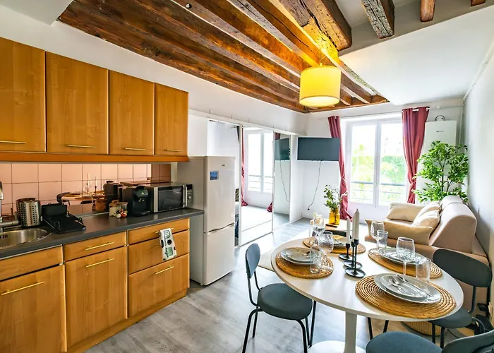 Peaceful Flat In Montorgueil Lägenhet