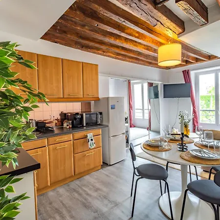 Peaceful Flat In Montorgueil Paříž